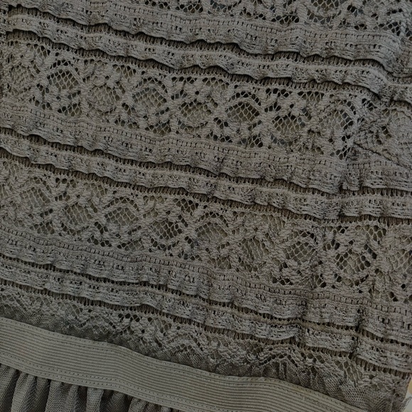 Speechless Black Lace Tulle Whimsigoth Junior Small Dress Zipper Back - Picture 4 of 7